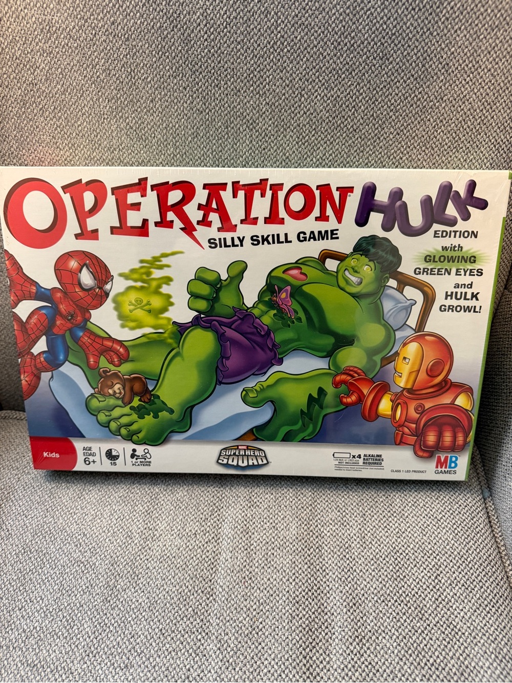 Operation Hulk Edition Silly Skill Game - MB Games - Green